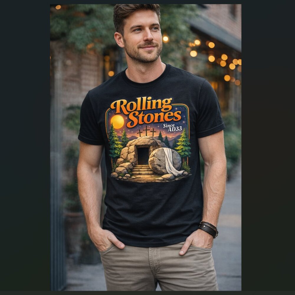 Rolling Stones Since AD33 - Men's Easter T-Shirt